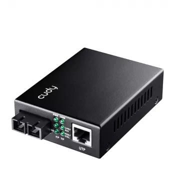 Cudy MC100MA-2 sieťový mediálny konvertor 1000 Mbit/s 1310 nm Multimode čierny