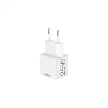 Hama 00201652 nabíjačka 220V USB-C PD/Qualcomm 25W biela