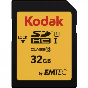 Kodak – Flash pamäťová karta – 32 GB – UHS-I U1 / Class10 – 580x – SDHC UHS-I (EKMSD32GHC10K)