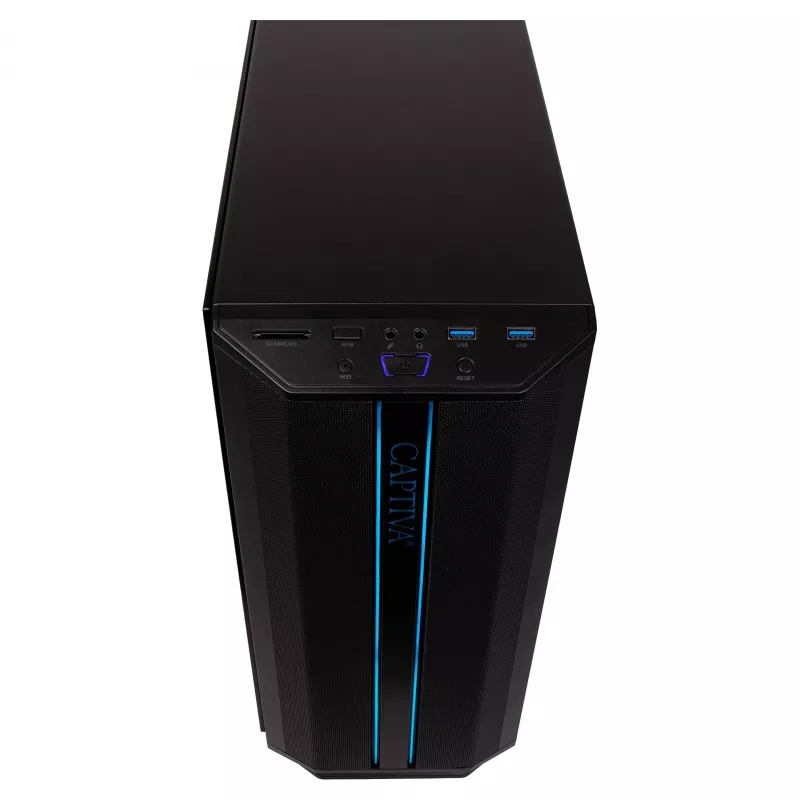 Captiva Advanced Gaming R98-206 Desktop PC AMD Ryzen 7 5700X, 32GB RAM, 1TB M.2 SSD, Nvidia GeForce RTX 5060, Wi-Fi 6, Windows 11 (98206)