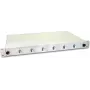 Lightwin optická zváračská krabica, 12 vlákien, 6x DLC Singlemode, 9/125µm OS2 G657.A1 Pigtail zváračská krabica (SPBOX 12E09 OS2 DLC)