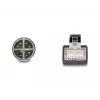 DeLOCK 60077 káblový adaptér M12 RJ-45 čierny - tyrkysový (60077)