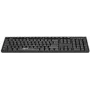 GCQ CleanType Easy Basic - klávesnica – plast, pre medicínske prostredie – umývateľná – USB – QWERTY – USA – čierna