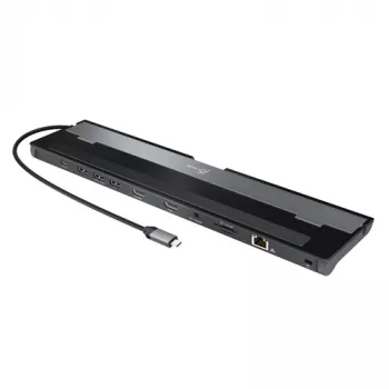 j5create JCD542-N USB-C® Dual HDMI™ dokovacia stanica – USB 3.2 Gen 1 (3.1 Gen 1) Type-C – 3,5 mm – HDMI – RJ-45 – USB 3.2 Gen 1 (3.1 Gen 1) Type-A – USB 3.2 Gen 1 (3.1 Gen 1) Type-C