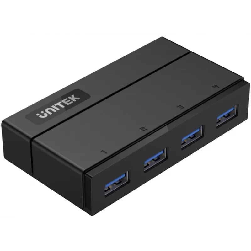 UNITEK Y-HB03001 rozbočovač USB 3.2 Gen 1 (3.1 Gen 1) Type-B 5000 Mbit/s čierny