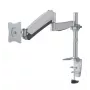 Newstar plochý držiak na obrazovku na stôl (CLAMP/GROMMET) 10-30 strieborný