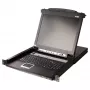 ATEN CL5708MW 43cm široký LCD KVM prepínač, USB-PS/2, VGA, 8 portov, UK-layout