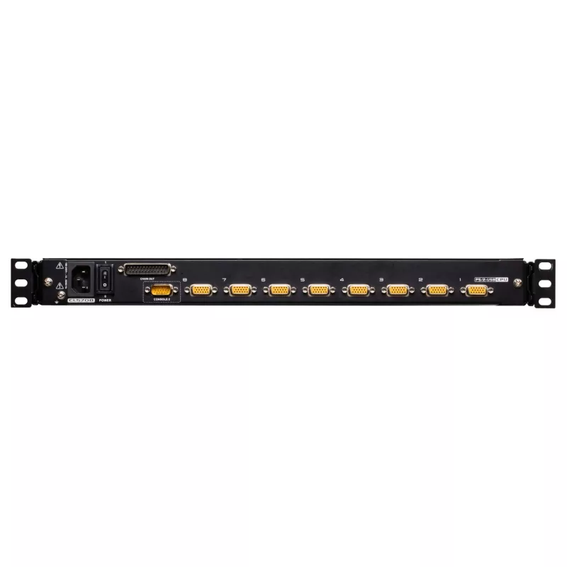 ATEN CL5708MW 43cm široký LCD KVM prepínač, USB-PS/2, VGA, 8 portov, UK-layout