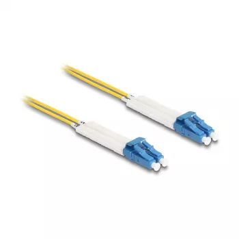 Delock optický kábel LC Duplex na LC Duplex Singlemode OS2 uhlový 1 m