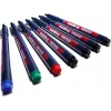 Edding 1800 Profipen – gélové pero s krytom – červená – modrá – plast – 0,7 mm – kov (4-180007002)