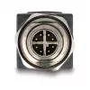 Delock M12 adaptér X-codiert 8 Pin konektor samec na RJ45 konektor samica rovný