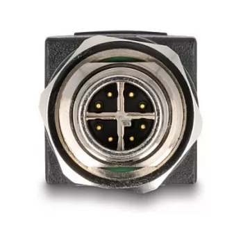 Delock M12 adaptér X-codiert 8 Pin konektor samec na RJ45 konektor samica rovný