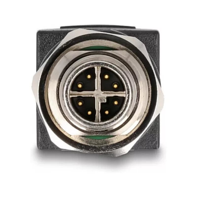 Delock M12 adaptér X-codiert 8 Pin konektor samec na RJ45 konektor samica rovný
