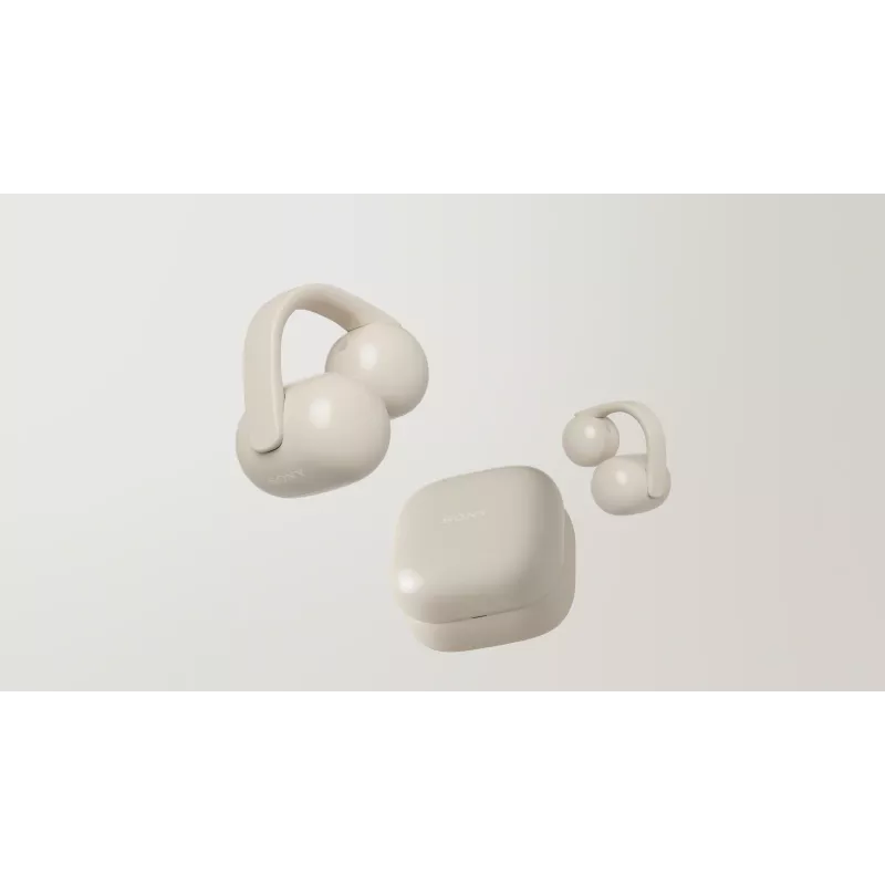 Sony | Slúchadlá | LinkBuds WF-LC900 Clip | Bluetooth | Open-Ear | Bezdrôtové | Greige