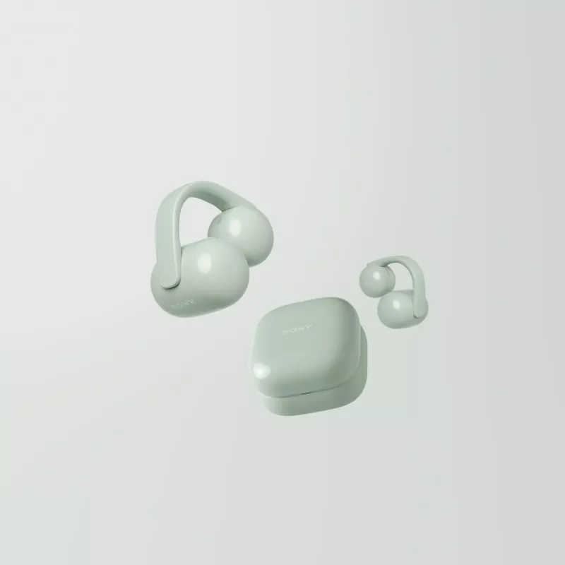 Sony | In-Ear slúchadlá | LinkBuds WF-LC900 Clip | Bluetooth | Open-Ear | Bezdrôtové | zelená