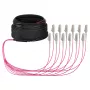 EFB Trunk kábel U-DQ(ZN)BH OM4 12G (1x12) LC-LC 10m Dca LSZH