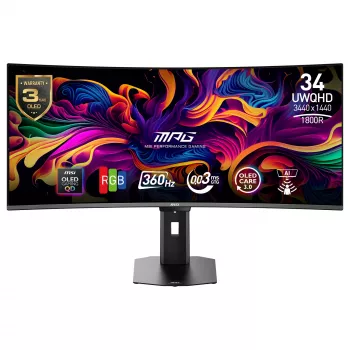 MSI MPG 341CQRDE QD-OLED X36 herný monitor - 360Hz, 0,03ms GtG