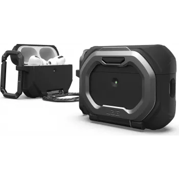 UAG Urban Armor Gear Monarch puzdro | Apple AirPods Pro 3 | čierna/strieborná | 104131114034 (104131114034)