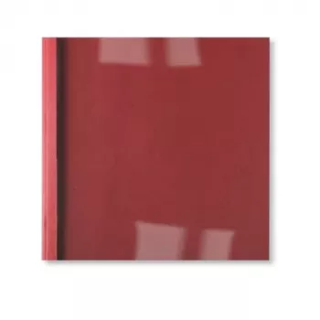 GBC LeatherGrain ThermaBind obálky 3 mm červené (100), A4, červená, transparentná, matná, 30 listov, 3 mm, 297 mm