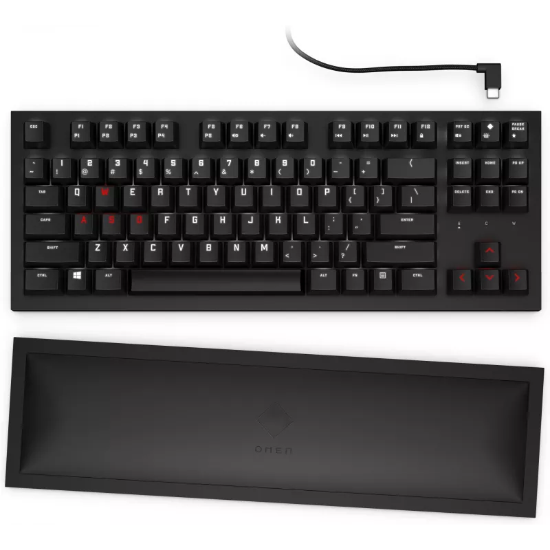 HP OMEN Spacer Wireless TKL klávesnica, plná veľkosť (100 %), bezdrôtová, RF Wireless, mechanická, čierna