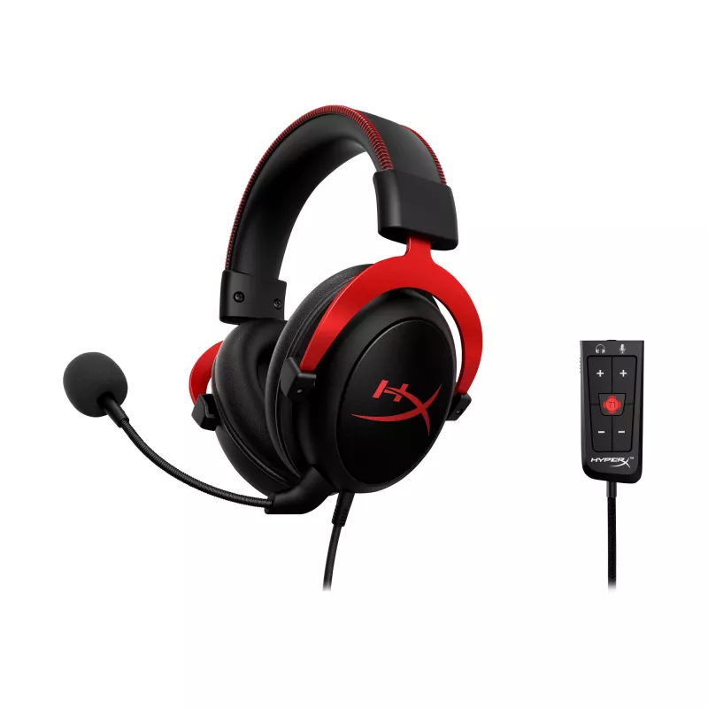 HyperX Cloud II - herný headset (čierno-červený)