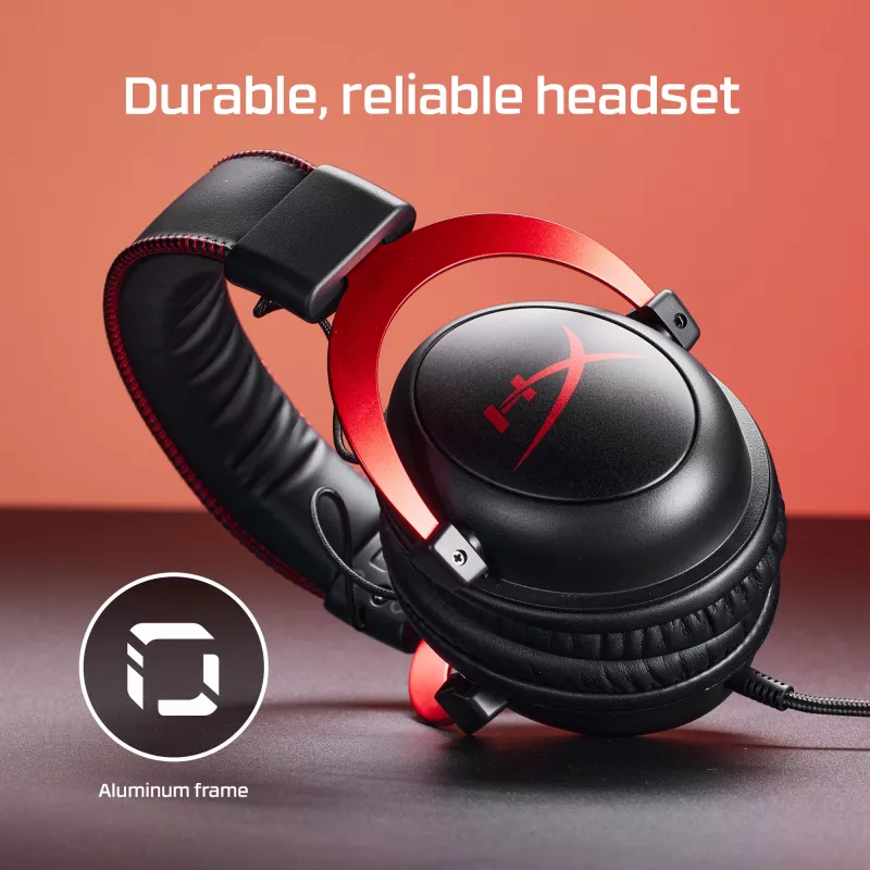 HyperX Cloud II - herný headset (čierno-červený)