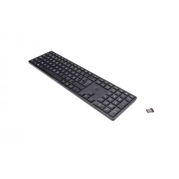 HP 450 programovateľná bezdrôtová klávesnica RF Wireless + USB AZERTY belgická čierna
