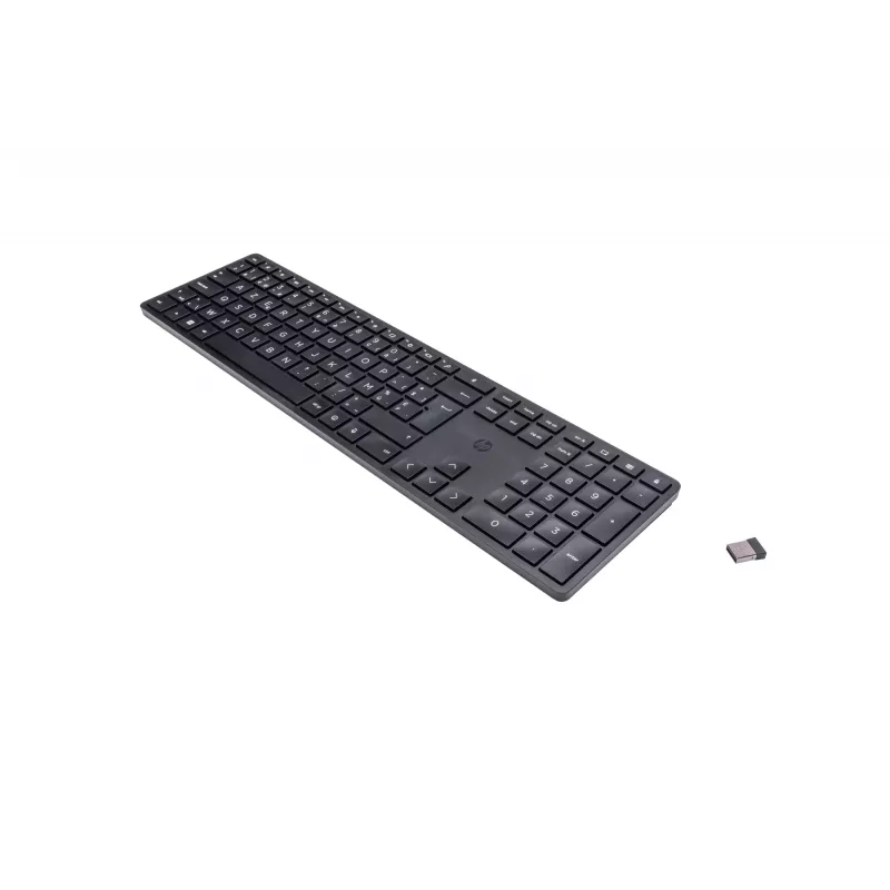 HP 450 programovateľná bezdrôtová klávesnica RF Wireless + USB AZERTY belgická čierna