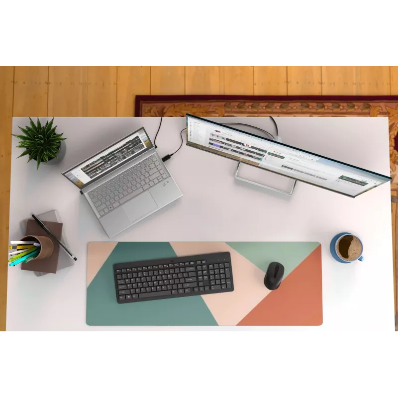 HP 330 Wireless kombinácia myši a klávesnice, plná veľkosť (100%), bezdrôtová, RF Wireless, čierna, myš súčasťou