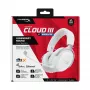 HyperX Cloud III S - bezdrôtový herný headset (biela), bezdrôtový, 20 - 20000 Hz, herný, 340 g, headset, biela