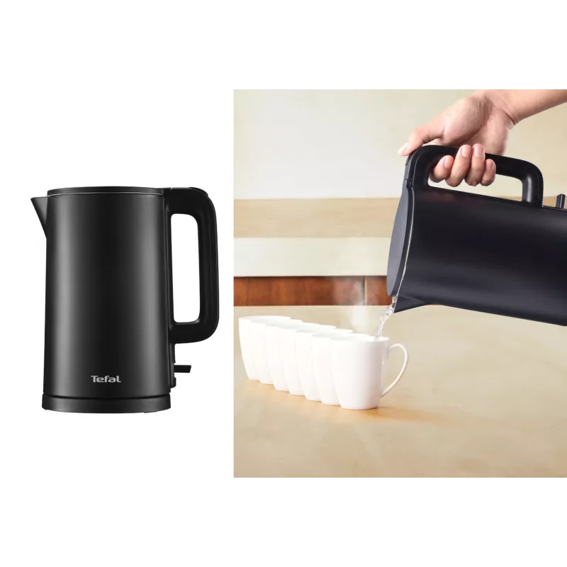 Tefal Thermo Protect KO1408E0 elektrická kanvica 1,5 l 1500 W čierna