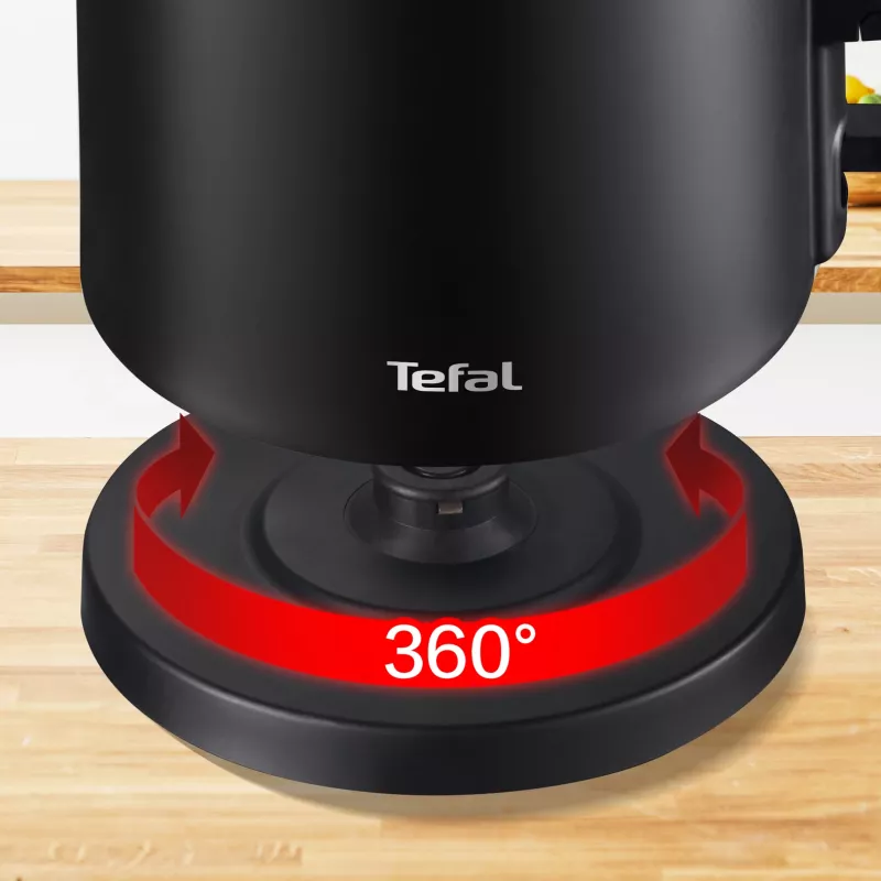 Tefal Thermo Protect KO1408E0 elektrická kanvica 1,5 l 1500 W čierna