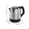 Tefal Subito Mini KO5S2DE0 kanvica 1 l 2400 W čierna, nehrdzavejúca oceľ