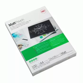 GBC laminovacia fólia A4 matná 100 mikrónov, matná, A4, 216 mm, 0,2 mm, 303 mm, 100 ks