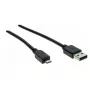 Hypertec 532456-HY USB 2.0 kábel, USB A na Micro-USB B, 2 m, čierny