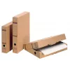 Leitz 6084-00-00 Archívna škatuľa s klapkou, A4, prírodná vlnitá lepenka, 70x265x325 mm