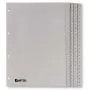 Rexel PP registre, sivé, numerické, numerické tabové registre, polypropylén (PP), sivá, A4, 226 mm, 297 mm