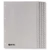 Rexel PP registre, sivé, numerické, numerické tabové registre, polypropylén (PP), sivá, A4, 226 mm, 297 mm