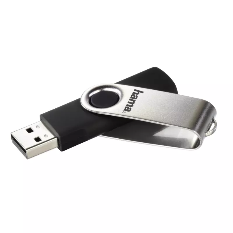 Hama 00181059 USB kľúč 8 GB USB Type-A 2.0 čierny, strieborný