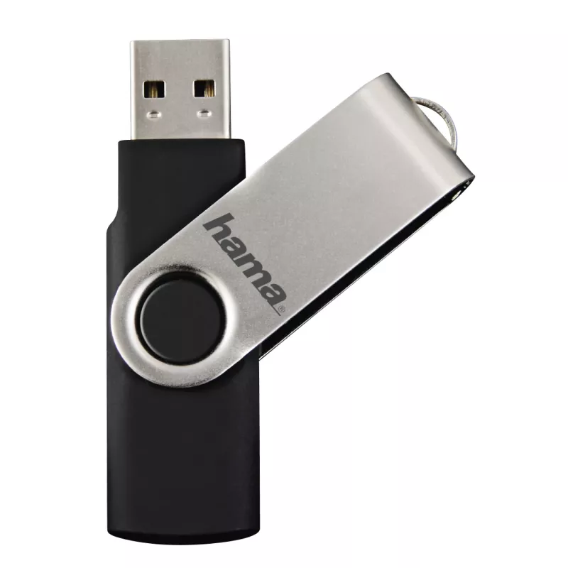 Hama 00181059 USB kľúč 8 GB USB Type-A 2.0 čierny, strieborný