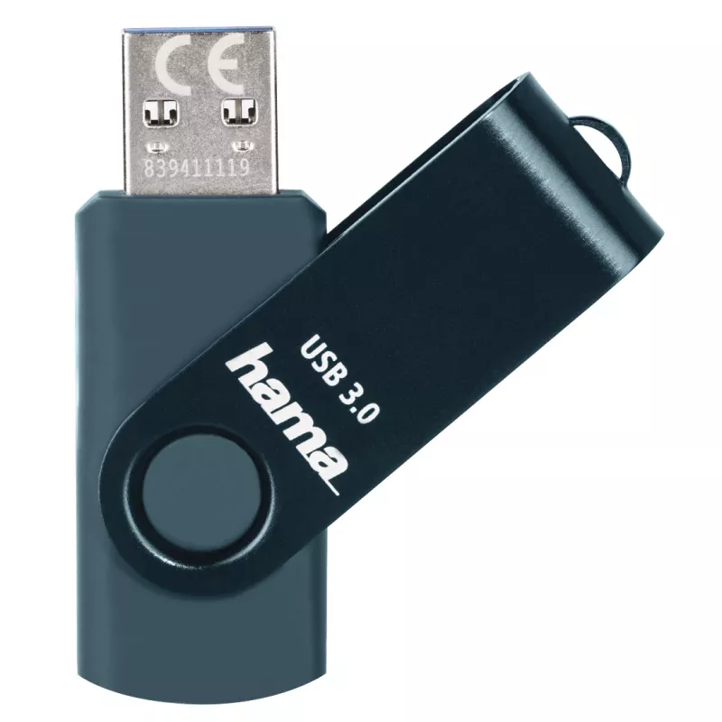 Hama Rotate USB kľúč 64 GB USB Type-A 3.2 Gen 1 (3.1 Gen 1) modrý