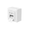 Hama 00300029 sieťová zásuvka 2 x RJ-45 biela