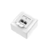 Hama 00300029 sieťová zásuvka 2 x RJ-45 biela