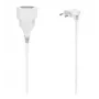 Hama 00223265 predlžovací kábel 3 m 1 AC zásuvka(y) interiér biely