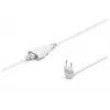 Hama 00223265 predlžovací kábel 3 m 1 AC zásuvka(y) interiér biely
