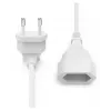 Hama 00223265 predlžovací kábel 3 m 1 AC zásuvka(y) interiér biely