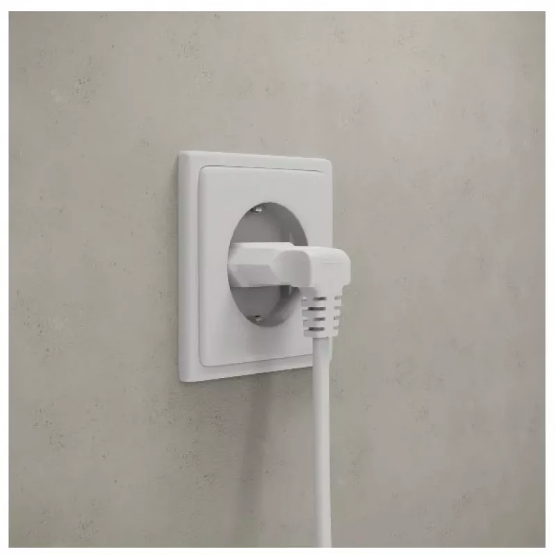 Hama 00223265 predlžovací kábel 3 m 1 AC zásuvka(y) interiér biely