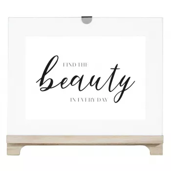 Hama Beauty rám na jednu fotografiu transparentná, biela