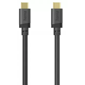 Hama 00202009 USB kábel USB 3.2 Gen 1 (3.1 Gen 1) 1,5 m USB C 5 Gbit/s 240 W čierna