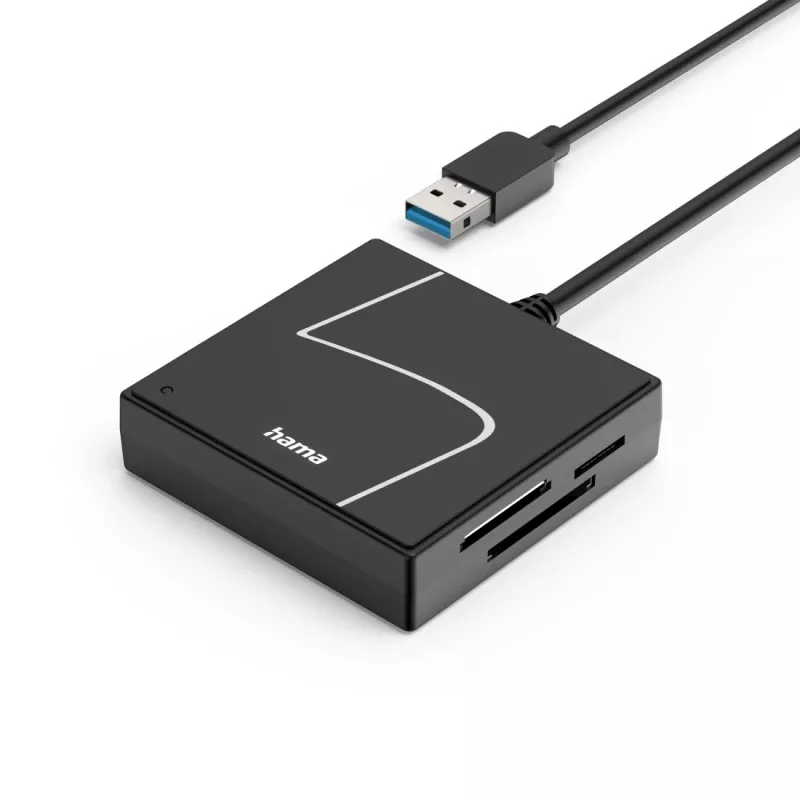 Hama 00200148 čítačka kariet USB 3.2 Gen 1 (3.1 Gen 1) Type-A/Type-C čierna
